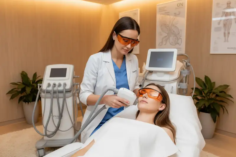 Drei bis fünf IPL-Sitzungen im Abstand von vier Wochen reichen meist aus, um erweiterte Äderchen deutlich zu reduzieren