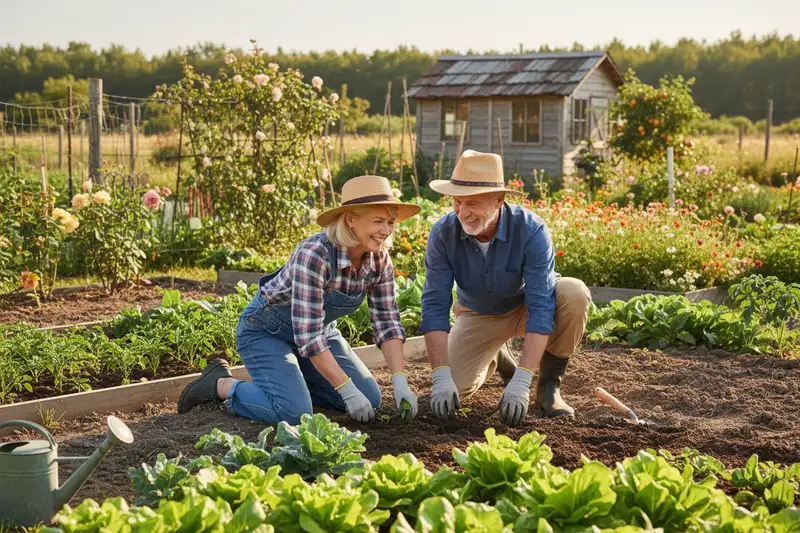 Gartenarbeit als Ganzkörpertraining: Graben, Heben und Knien beanspruchen Muskelgruppen, die im Alltag oft vernachlässigt werden