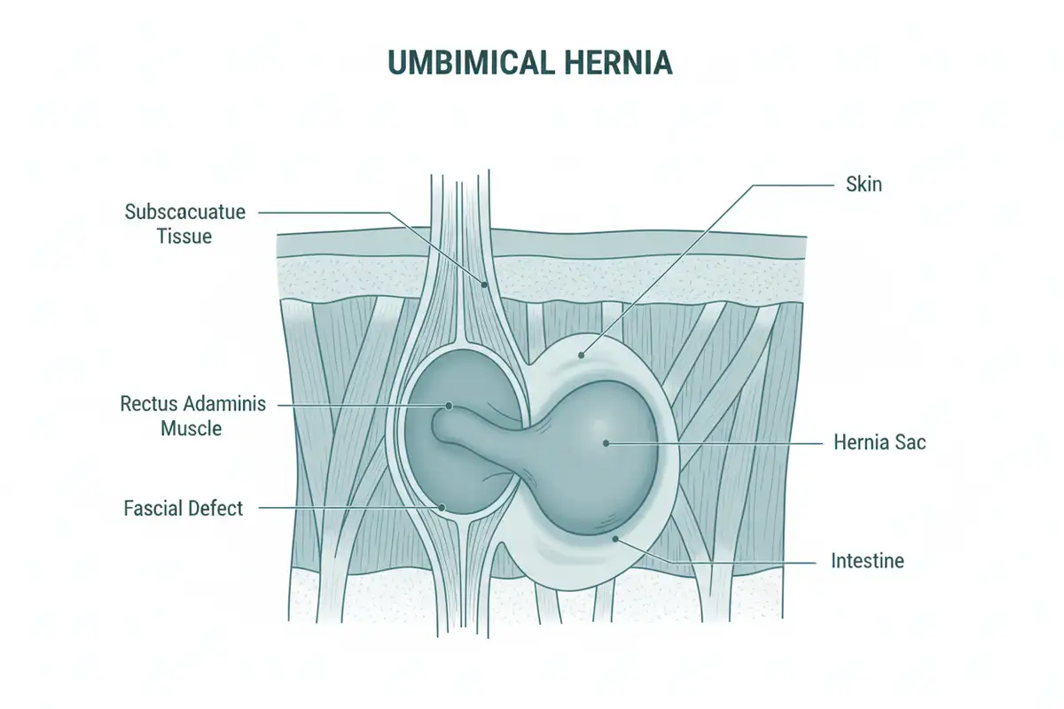 Nabelbruch: Was Sie über Symptome, Diagnose und Behandlung wissen müssen