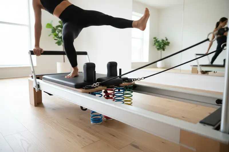 Reformer-Pilates verbrennt rund 18 % mehr Kalorien als Matten-Pilates und zeigt eine 37 % höhere Trainingstreue