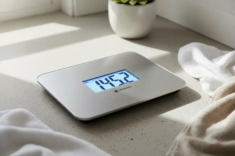 Die Waage lügt: Ein Kilo weniger nach einer Woche bedeutet meist Wasserverlust, nicht Fettabbau